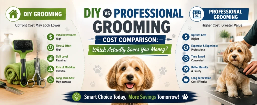 DIY vs Professional Grooming Cost Comparison
