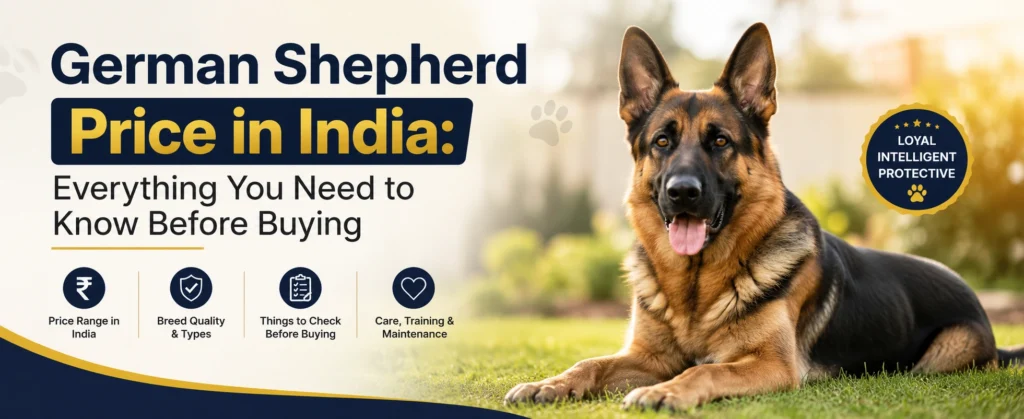 German Shepherd Price in India