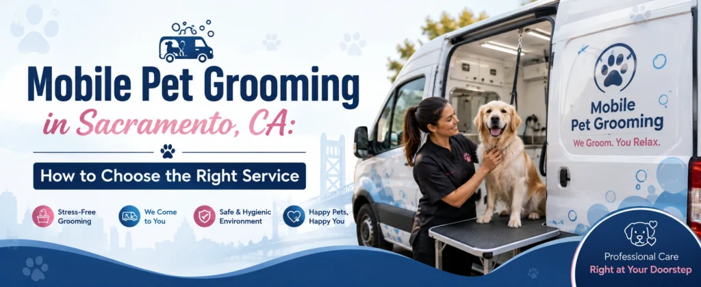 Mobile Pet Grooming in Sacramento CA