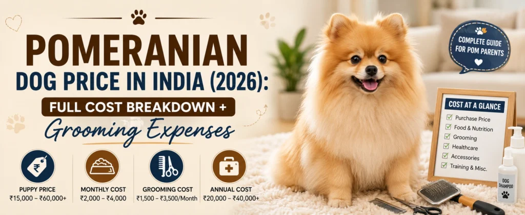 Pomeranian Dog Price in India